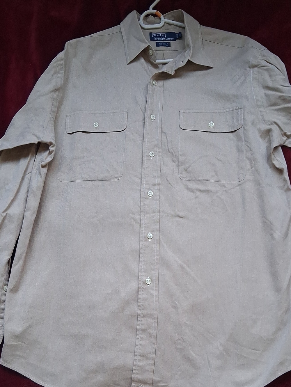 Vintage Men's Polo Ralph Lauren Whitfield Shirt Medium